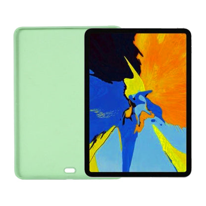 For iPad Air 13 2025 / 2024 Pure Color Liquid Silicone Shockproof Tablet Case(Green) by bashfashion