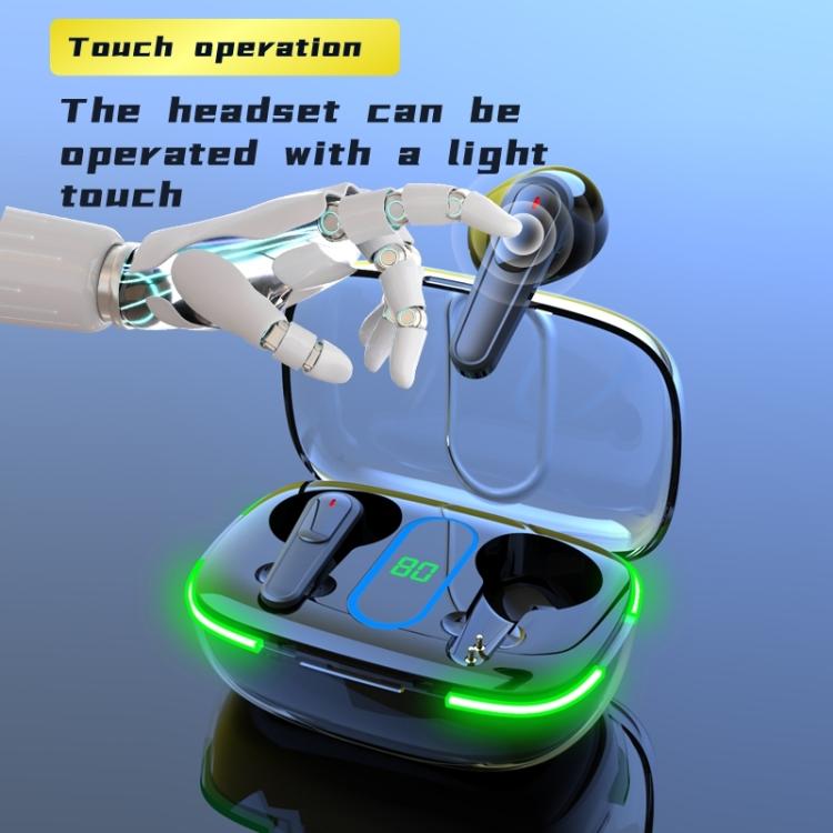 Pro 70+ Intelligent Digital Display V5.3 Bluetooth Earphones Bass Stereo Audio(Black) by bashfashion