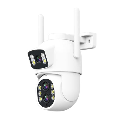 ESCAM QF500 5+5MP Motion Detection WiFi Intelligent 10X Optical Zoom Camera(UK Plug) by ESCAM
