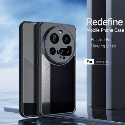 For Xiaomi 15 Ultra DUX DUCIS Aimo Series TPU + PC Frosted Feel Phone Case(Black) by DUX DUCIS