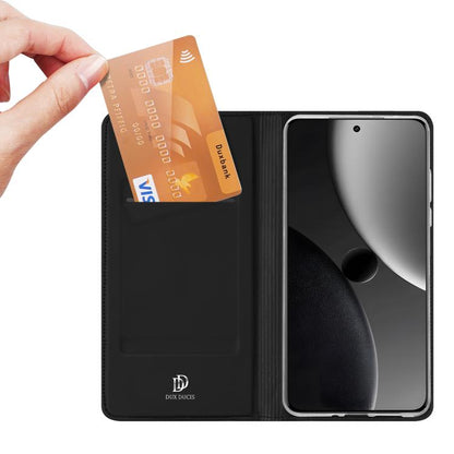 For Xiaomi 15 Ultra DUX DUCIS Skin Pro Series Flip Leather Phone Case(Black) by DUX DUCIS