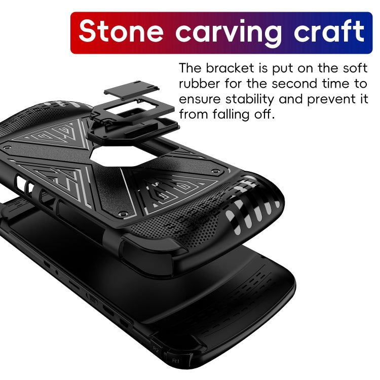 For SUBOR Q900 TPU Game Console Protective Case with Holder(Black) by bashfashion