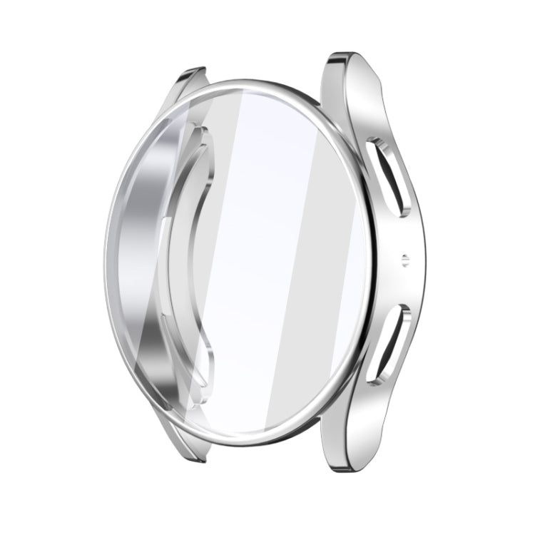 For Samsung Galaxy Watch FE 40mm Full Coverage Electroplated TPU Watch Protective Case(Silver) by bashfashion
