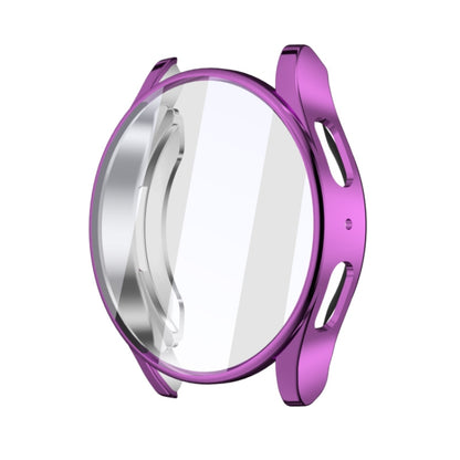 For Samsung Galaxy Watch FE 40mm Full Coverage Electroplated TPU Watch Protective Case(Purple) by bashfashion