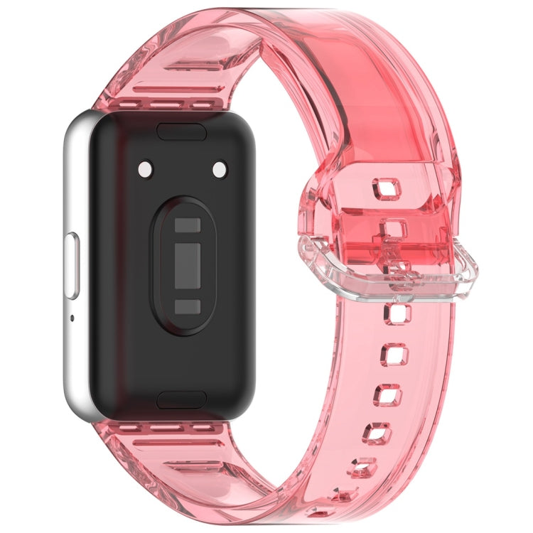 For Samsung Galaxy Fit3 Color Changing TPU Watch Band(Red) by bashfashion