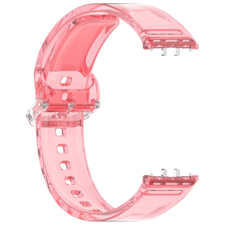 For Samsung Galaxy Fit3 Color Changing TPU Watch Band(Red) by bashfashion