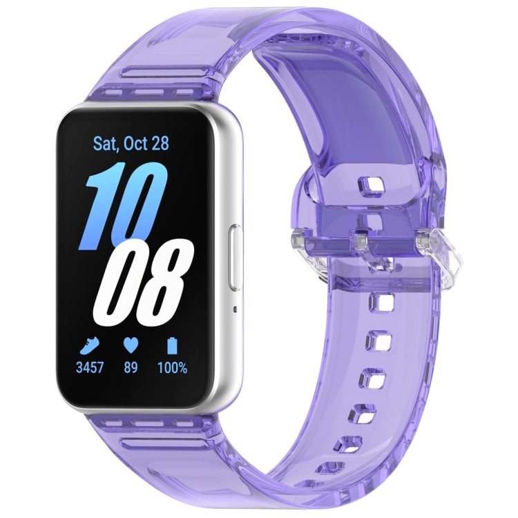 For Samsung Galaxy Fit3 Color Changing TPU Watch Band(Star Purple) by bashfashion