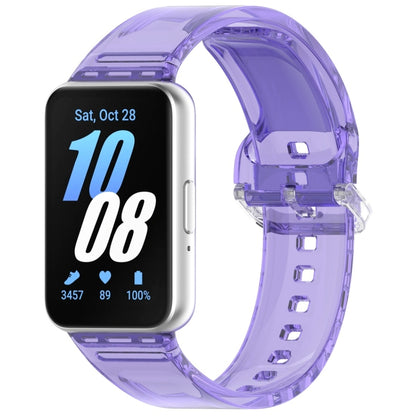 For Samsung Galaxy Fit3 Color Changing TPU Watch Band(Star Purple) by bashfashion