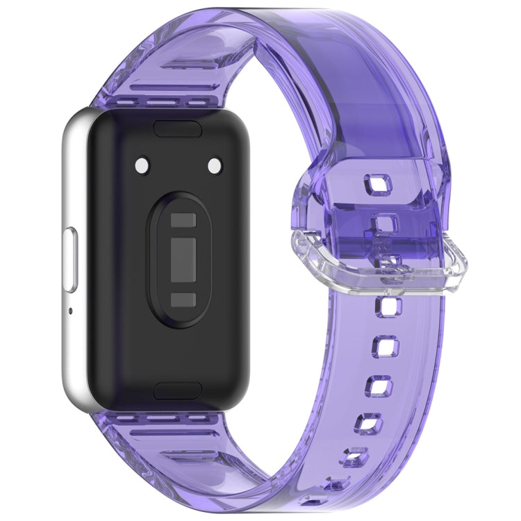 For Samsung Galaxy Fit3 Color Changing TPU Watch Band(Star Purple) by bashfashion