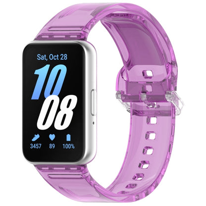 For Samsung Galaxy Fit3 Color Changing TPU Watch Band(Purple) by bashfashion