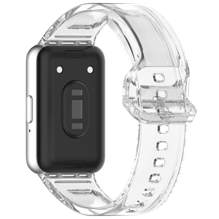 For Samsung Galaxy Fit3 Color Changing TPU Watch Band(Transparent) by bashfashion