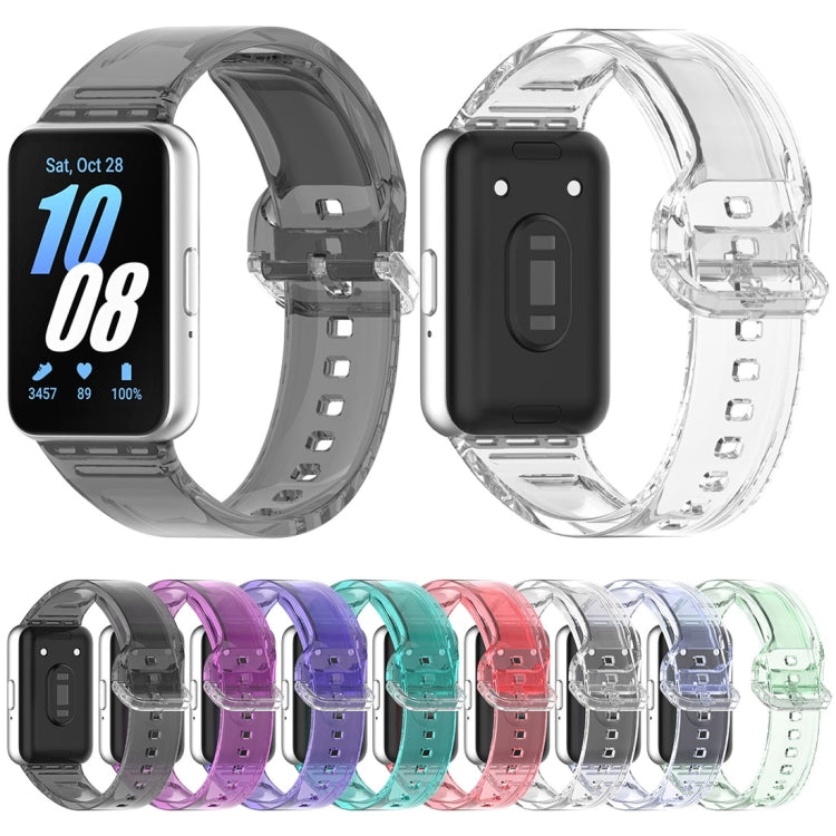 For Samsung Galaxy Fit3 Color Changing TPU Watch Band(Black) by bashfashion