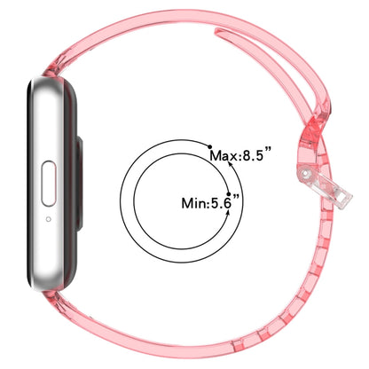 For Samsung Galaxy Fit3 Color Changing TPU Watch Band(Red) by bashfashion