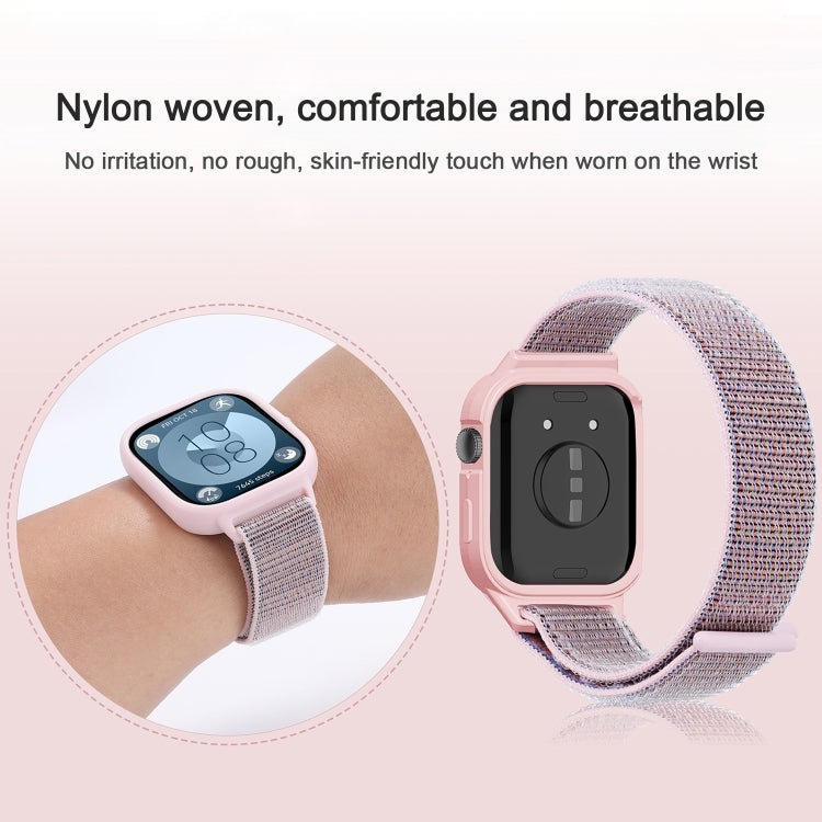 For Huawei Watch Fit3 Nylon Loop Integrated Watch Band(Indigo Blue) by bashfashion