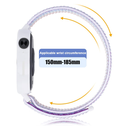 For Huawei Watch Fit3 Nylon Loop Integrated Watch Band(Indigo Blue) by bashfashion