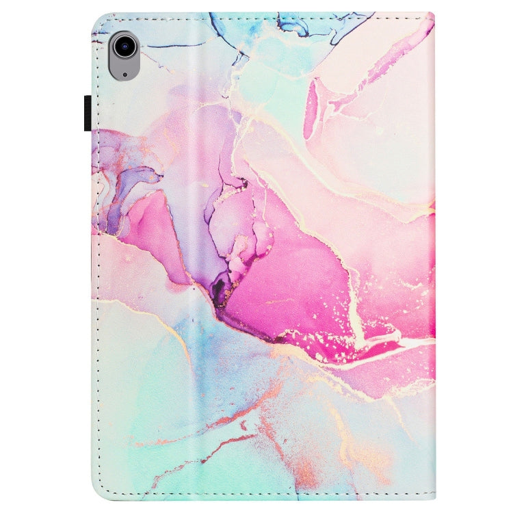 For iPad mini 6 / mini 2024 Marble Litchi Leather Smart Tablet Case(Pink) by bashfashion