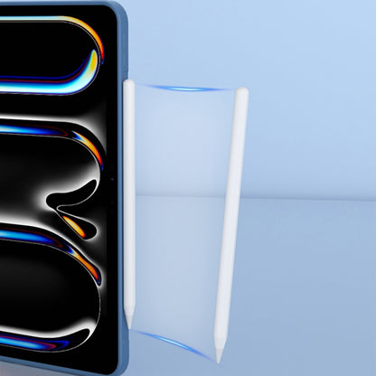 For iPad Pro 11 2025 / 2024 Mutural Silicone Microfiber Tablet Case(Lavender) by Mutural