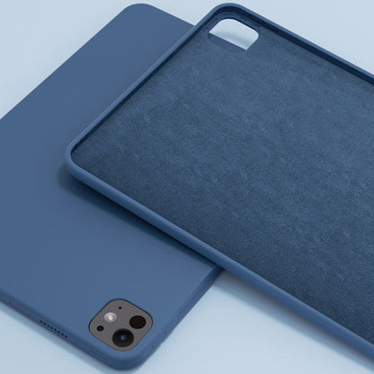 For iPad Pro 13 2025 / 2024 Mutural Silicone Microfiber Tablet Case(Midnight Blue) by Mutural