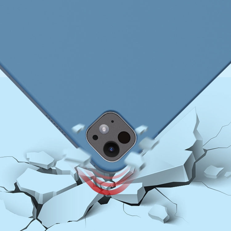 For iPad Pro 11 2025 / 2024 Mutural Silicone Microfiber Tablet Case(Black) by Mutural