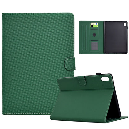 For iPad mini 2024 / mini 6 Solid Color Fiber Texture Smart Tablet Leather Case(Green) by bashfashion