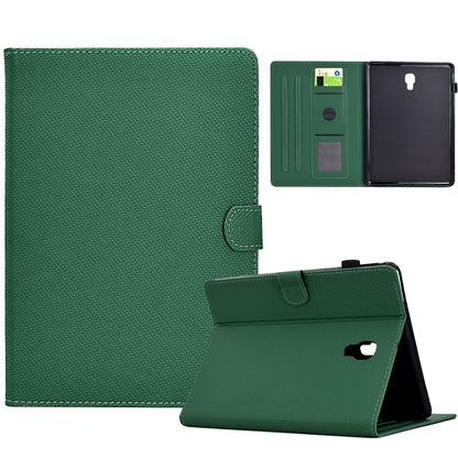 For Samsung Galaxy Tab A 10.5 Solid Color Fiber Texture Smart Tablet Leather Case(Green) by bashfashion