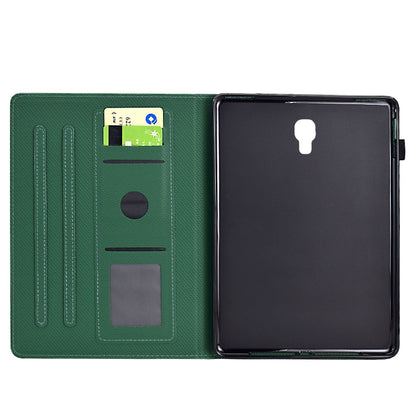 For Samsung Galaxy Tab A 10.5 Solid Color Fiber Texture Smart Tablet Leather Case(Green) by bashfashion
