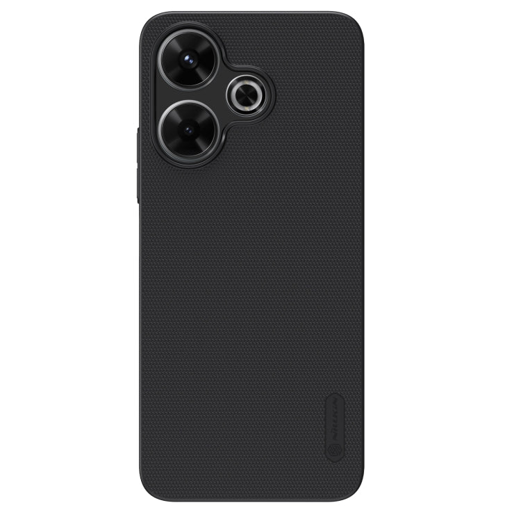 For Redmi Note 13R 5G / 13 4G NILLKIN Frosted PC Phone Case(Black) by NILLKIN