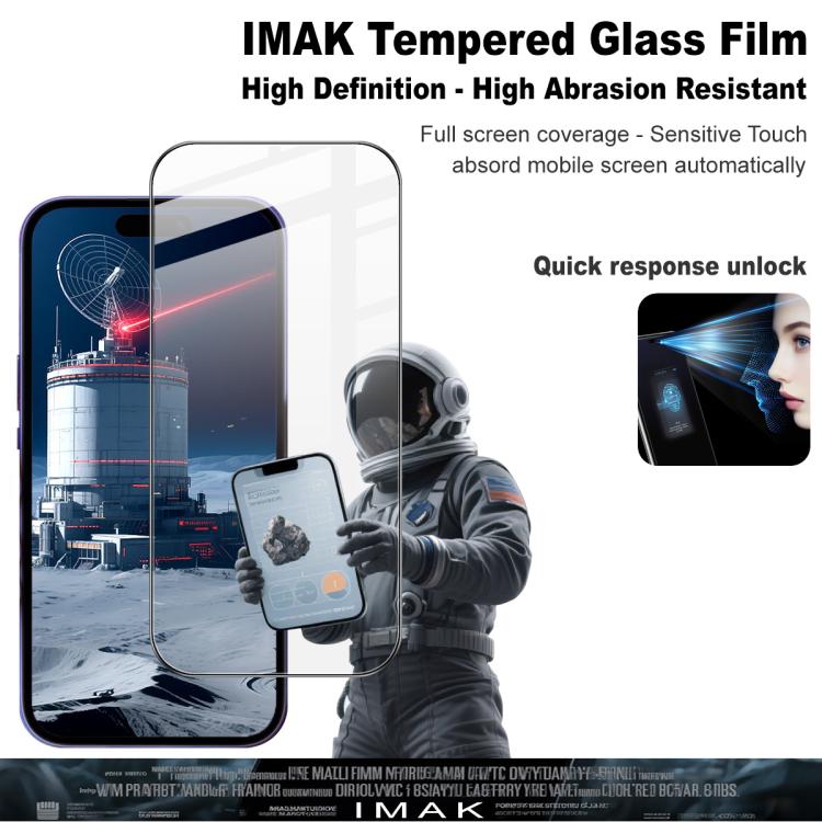For iPhone 17 Pro Max imak 9H Surface Hardness Full Screen Tempered Glass Film Pro+ Series by imak