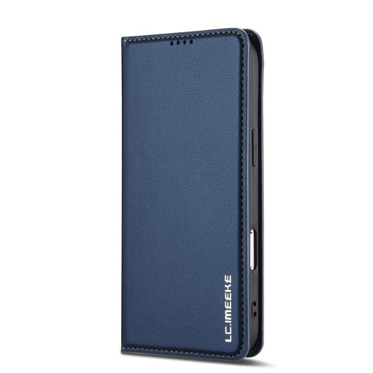 For iPhone Air LC.IMEEKE L1 Series Frosted Fine Texture PU Phone Case(Blue) by LC.IMEEKE