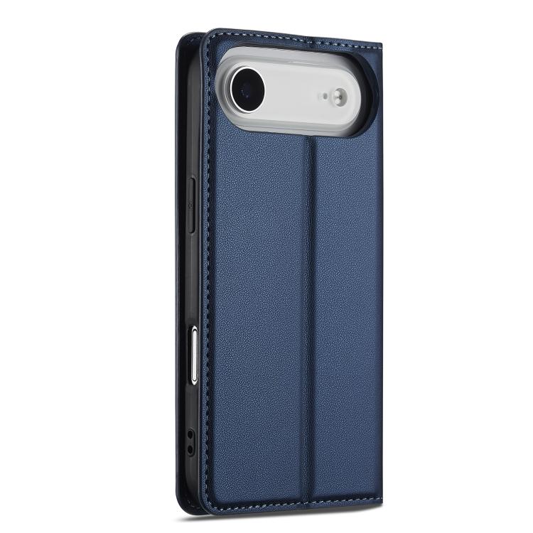 For iPhone Air LC.IMEEKE L1 Series Frosted Fine Texture PU Phone Case(Blue) by LC.IMEEKE
