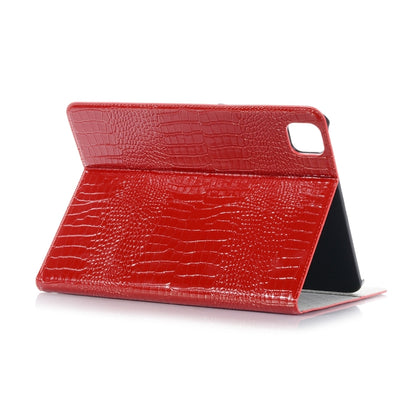 For iPad Pro 13 2025 / 2024 Crocodile Texture Leather Tablet Case(Red) by bashfashion