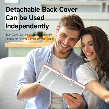 For Samsung Galaxy Tab S10 FE+ DUX DUCIS Magi Series Smart Leather Tablet Case(Pink) by DUX DUCIS