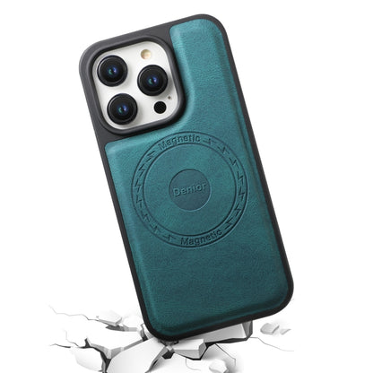 For iPhone 15 Pro Denior A13 Skin Feel MagSafe Phone Case(Blue) by Denior
