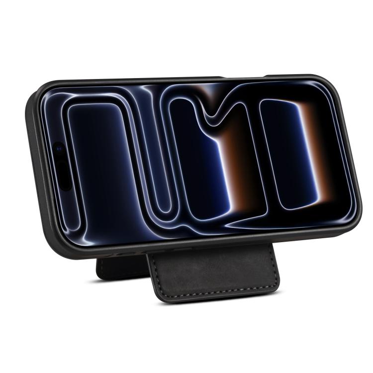For iPhone 17 Pro Denior D17 Skin Feel MagSafe Detachable Card Slot Phone Case(Black) by Denior