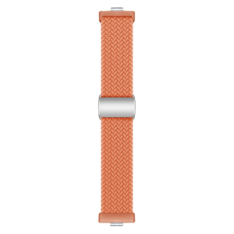 For Huawei Watch Fit3 Nylon Loop Magnetic Buckle Watch Band(Orange) by bashfashion