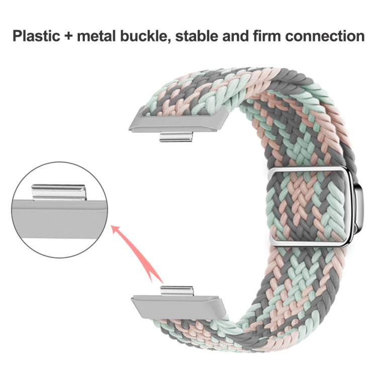 For Huawei Watch Fit3 Nylon Loop Magnetic Buckle Watch Band(Orange) by bashfashion