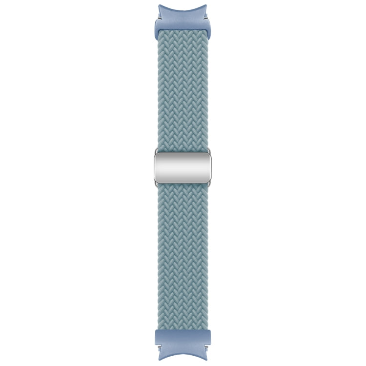 For Samsung Galaxy Watch 7 / 6 / 5 / 4 Nylon Loop Magnetic Buckle Watch Band(Rock Blue) by bashfashion