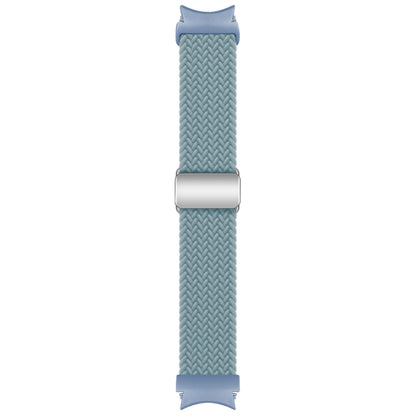 For Samsung Galaxy Watch 7 / 6 / 5 / 4 Nylon Loop Magnetic Buckle Watch Band(Rock Blue) by bashfashion