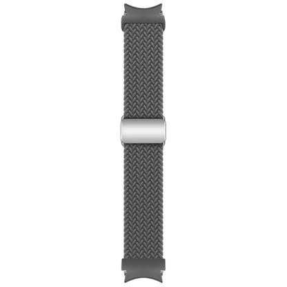 For Samsung Galaxy Watch 7 / 6 / 5 / 4 Nylon Loop Magnetic Buckle Watch Band(Space Grey) by bashfashion