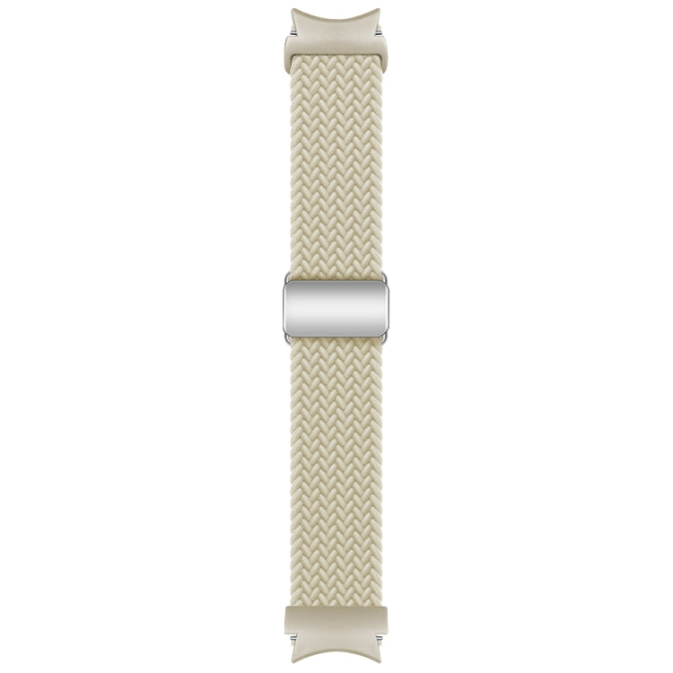 For Samsung Galaxy Watch 7 / 6 / 5 / 4 Nylon Loop Magnetic Buckle Watch Band(Starlight Color) by bashfashion