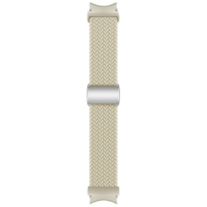 For Samsung Galaxy Watch 7 / 6 / 5 / 4 Nylon Loop Magnetic Buckle Watch Band(Starlight Color) by bashfashion