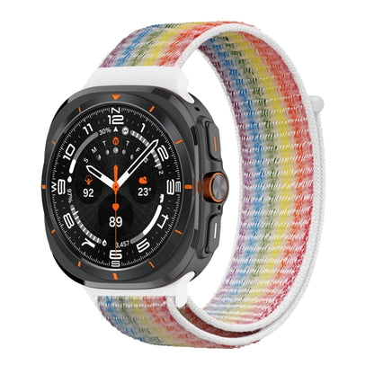 For Samsung Galaxy Watch Ultra 47mm / Ultra 2025 Plastic Connector Nylon Loop Watch Band(Colorful) by bashfashion
