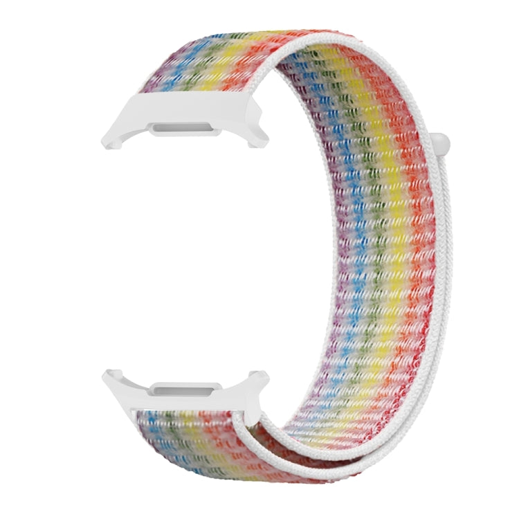 For Samsung Galaxy Watch Ultra 47mm / Ultra 2025 Plastic Connector Nylon Loop Watch Band(Colorful) by bashfashion