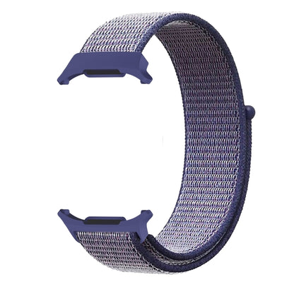 For Samsung Galaxy Watch Ultra 47mm / Ultra 2025 Plastic Connector Nylon Loop Watch Band(Midnight Blue) by bashfashion