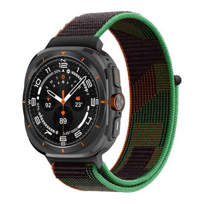 For Samsung Galaxy Watch Ultra 47mm / Ultra 2025 Plastic Connector Nylon Loop Watch Band(Unity Mosaic) by bashfashion