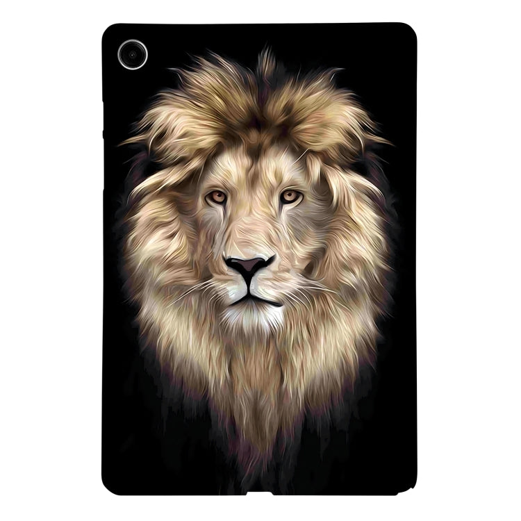 For Samsung Galaxy Tab A11+ / A9+ Color Painting Pattern Smart Tablet TPU Case(Lion) by bashfashion