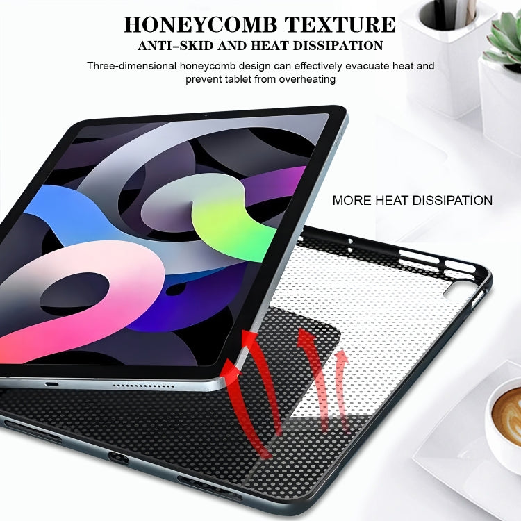 For Samsung Galaxy Tab A 8.0 2019 Color Painting Pattern Smart Tablet TPU Case(Butterfly Circle) by bashfashion