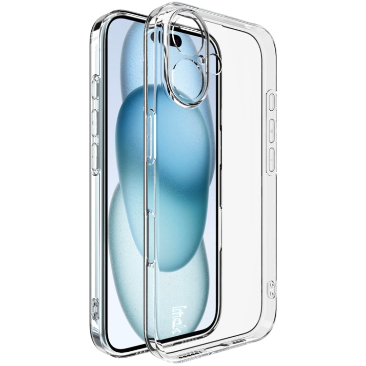 For iPhone 16 IMAK UX-5 Series Transparent TPU Phone Case(Transparent) by imak