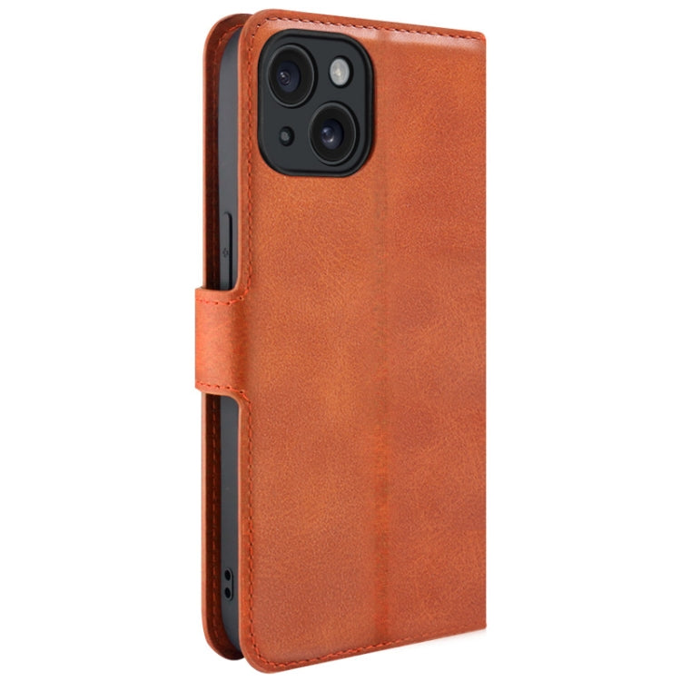 For iPhone 15 IMAK Count Series Flip Leather Phone Case(Brown) by imak