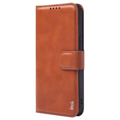 For iPhone 15 Pro Max IMAK Count Series Flip Leather Phone Case(Brown) by imak